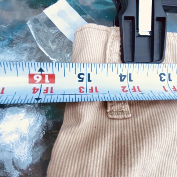 Vans Mens Cargo Shorts Size 28 Beige Cotton Casual Wear With Pockets - Picture 11 of 11